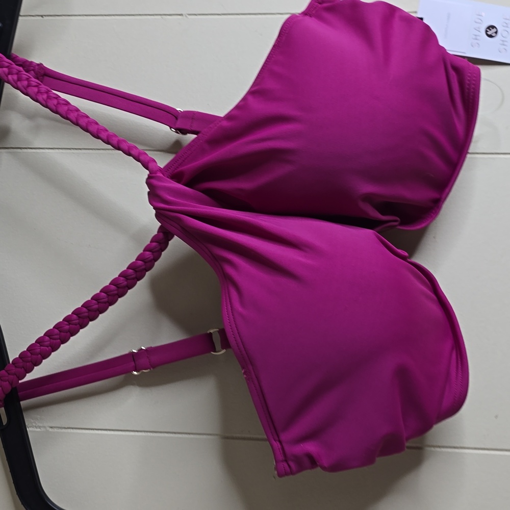 Women's Balconette Underwire Bikini Top Shade & Shore 36C - Picture 3 of 7